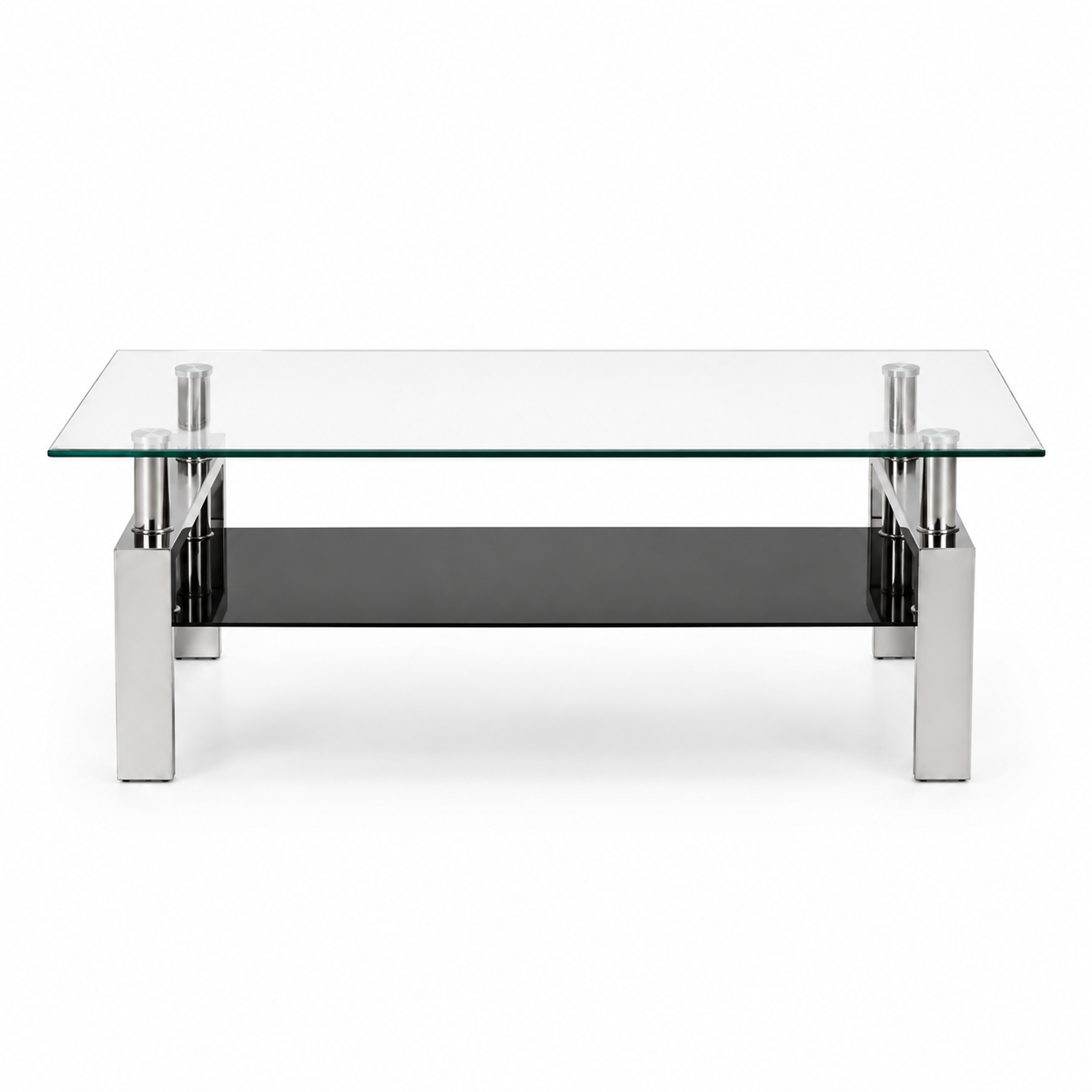 Mesa ratona Ana cromada