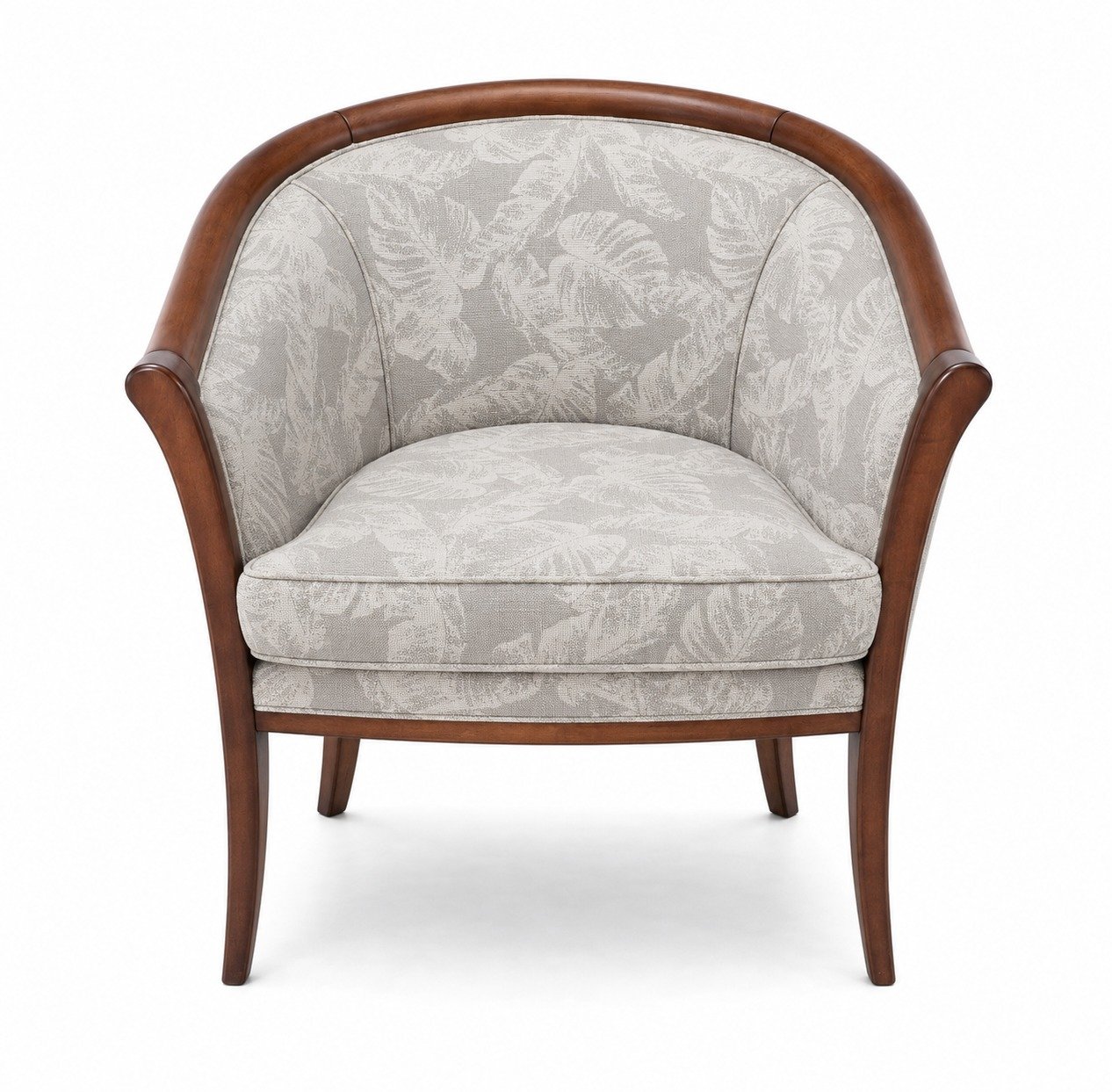 Sillón Individual de Madera Tapizado