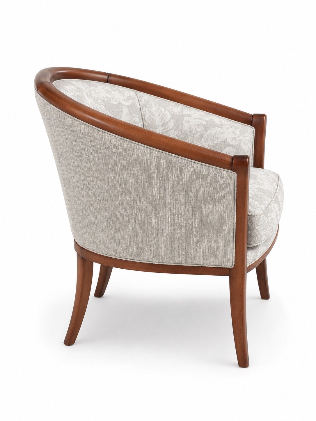 Sillón Individual de Madera Tapizado